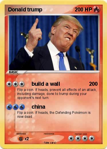 Pokemon Donald trump