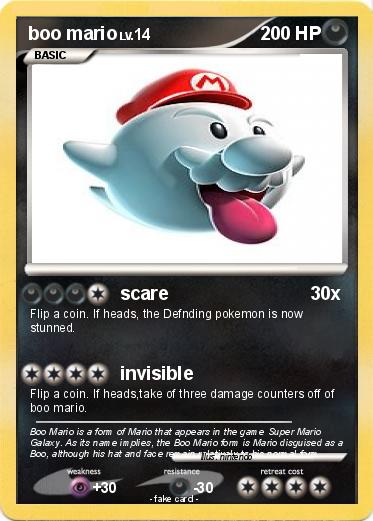 Pokemon boo mario