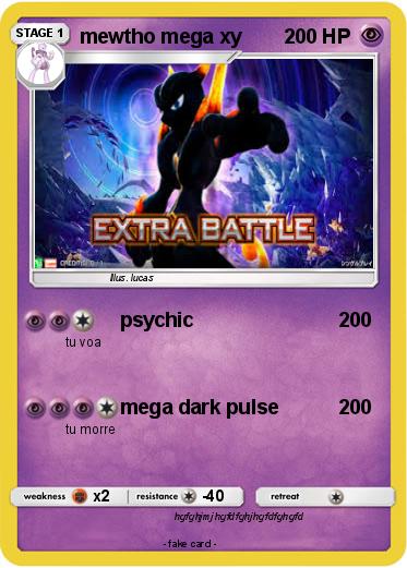 Pokemon mewtho mega xy