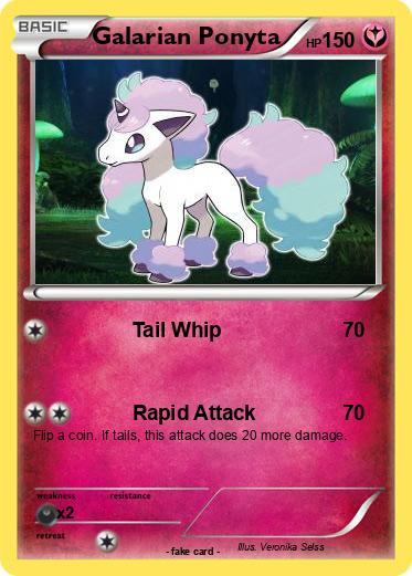 Pokemon Galarian Ponyta