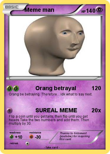Pokemon Meme man