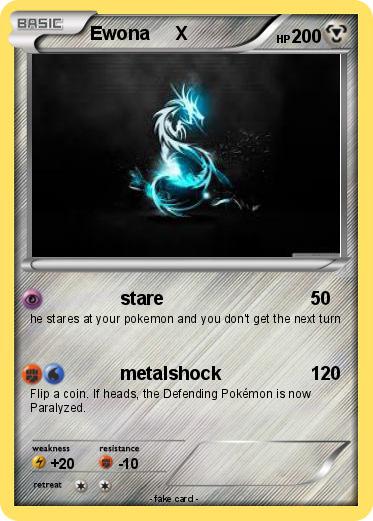 Pokemon Ewona     X