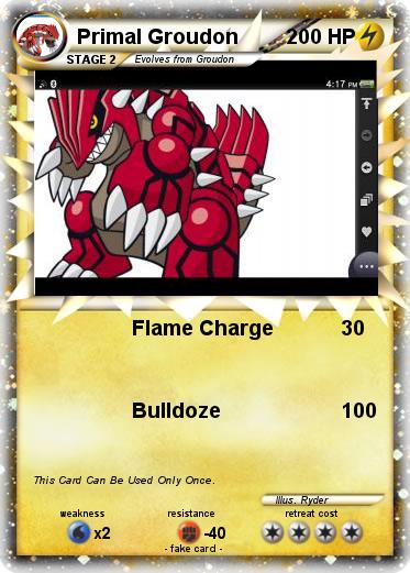 Pokemon Primal Groudon