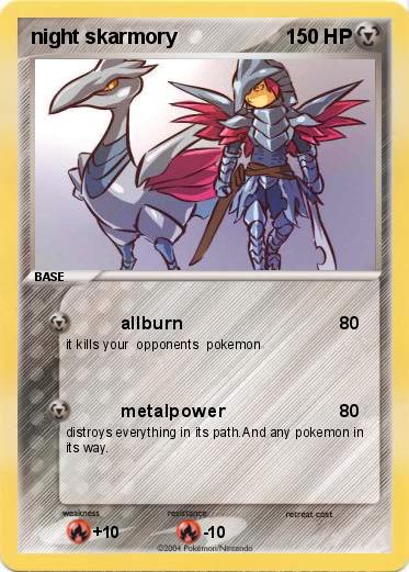 Pokemon night skarmory