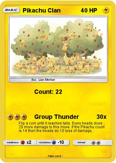 Pokemon Pikachu Clan