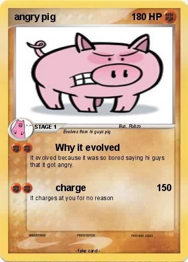 Pokemon angry pig