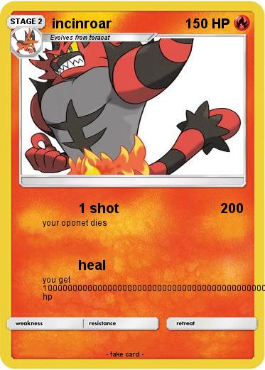 Pokemon incinroar