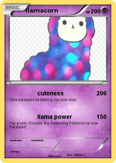 Pokemon llamacorn