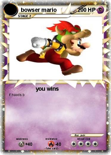 Pokemon bowser mario