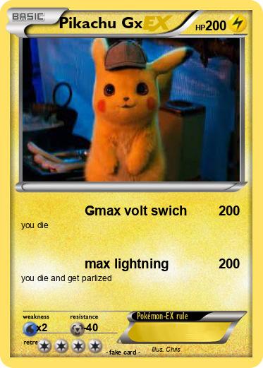 Pokemon Pikachu Gx