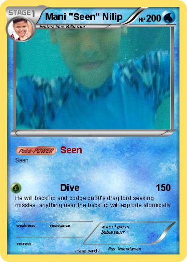 Pokemon Mani "Seen" Nilip