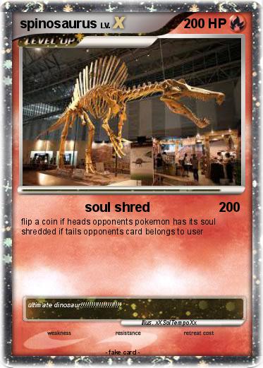 Pokemon spinosaurus