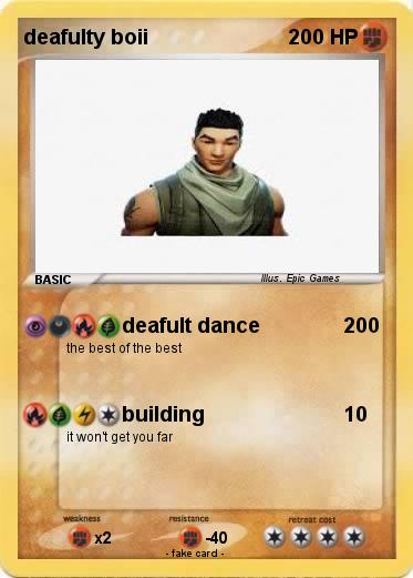 Pokemon deafulty boii