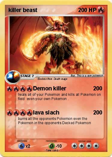 Pokemon killer beast