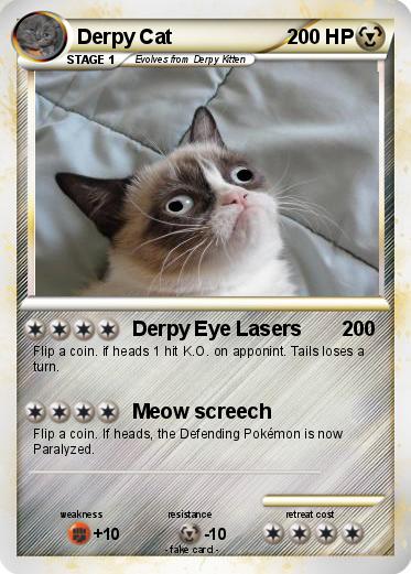 Pokemon Derpy Cat