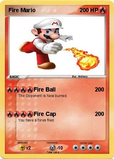 Pokemon Fire Mario