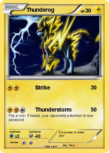 Pokemon Thunderog