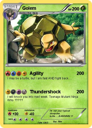 Pokemon Golem