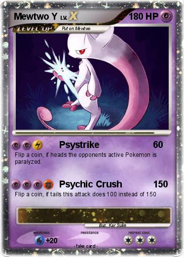 Pokemon Mewtwo Y