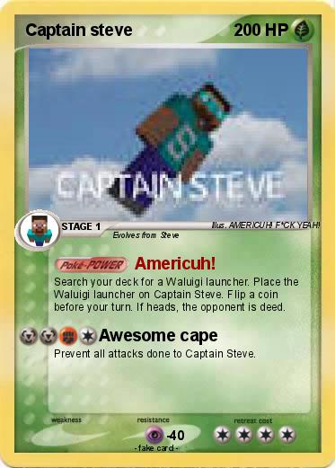 Pokemon Captain steve