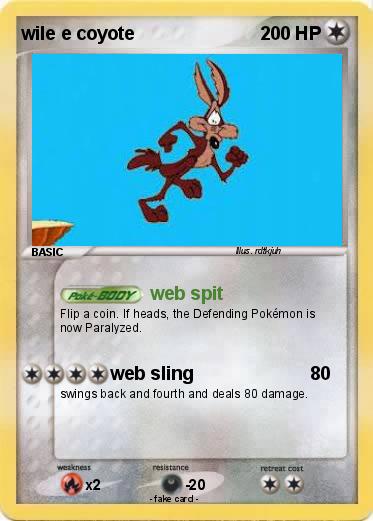 Pokemon wile e coyote