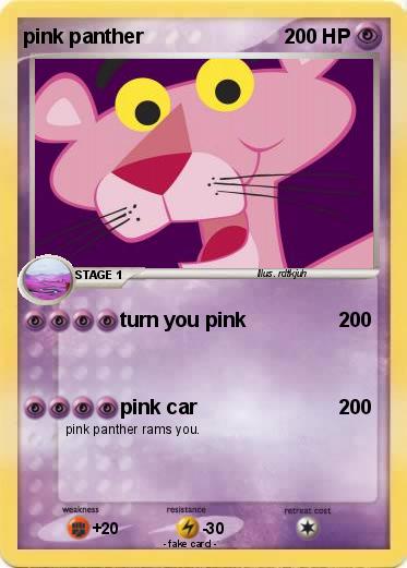 Pokemon pink panther