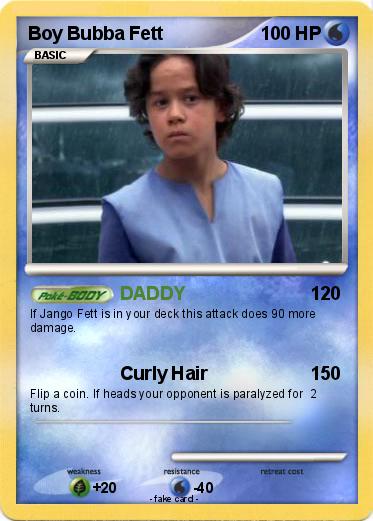 Pokemon Boy Bubba Fett