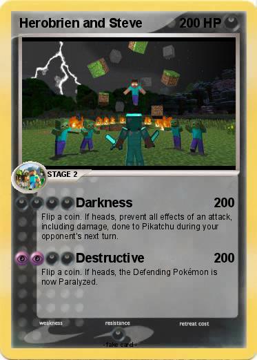 Pokemon Herobrien and Steve