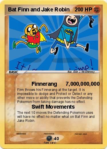 Pokemon Bat Finn and Jake Robin