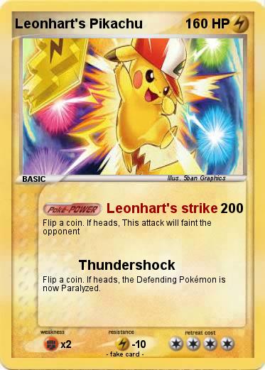 Pokemon Leonhart's Pikachu