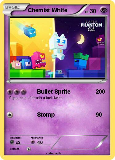 Pokemon Chemist White
