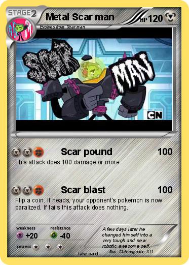Pokemon Metal Scar man