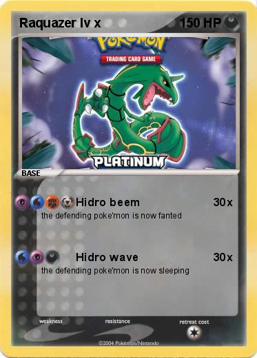 Pokemon Raquazer lv x