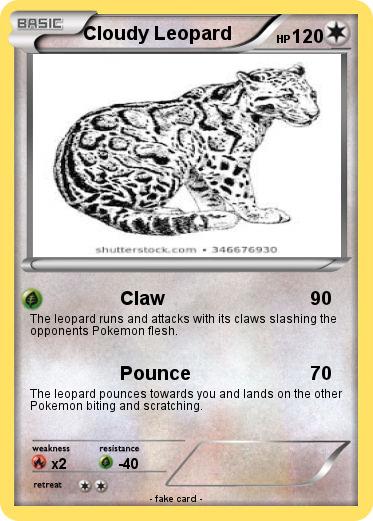 Pokemon Cloudy Leopard