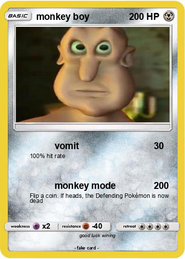 Pokemon monkey boy