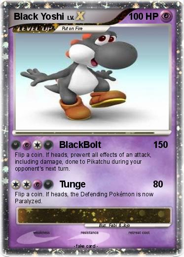Pokemon Black Yoshi