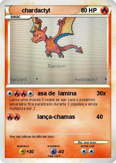 Pokemon chardactyl