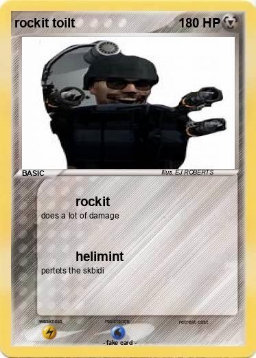 Pokemon rockit toilt