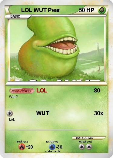 Pokemon LOL WUT Pear