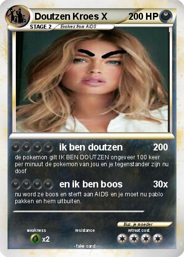 Pokemon Doutzen Kroes X