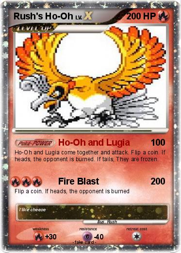 Pokemon Rush's Ho-Oh