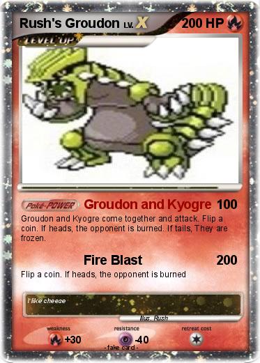 Pokemon Rush's Groudon