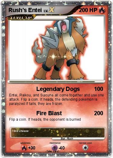 Pokemon Rush's Entei