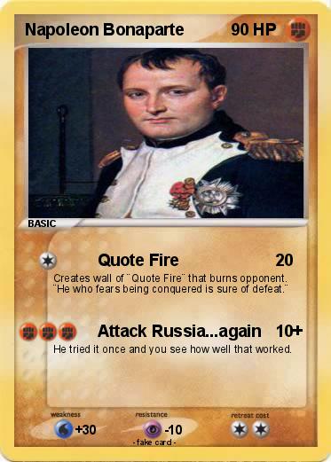Pokemon Napoleon Bonaparte