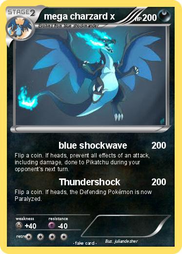 Pokemon mega charzard x