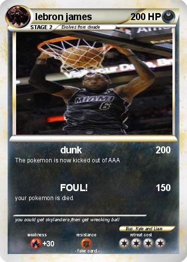 Pokemon lebron james