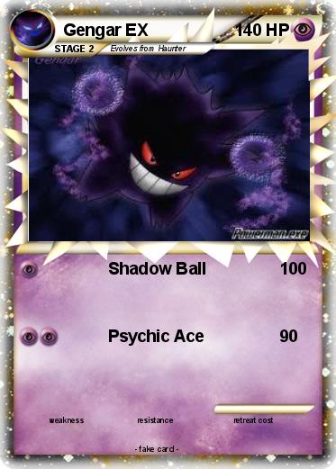 Pokemon Gengar EX