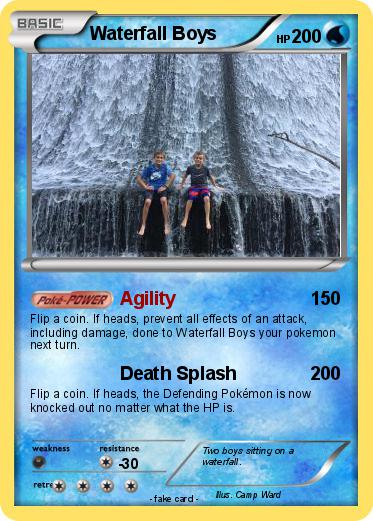 Pokemon Waterfall Boys