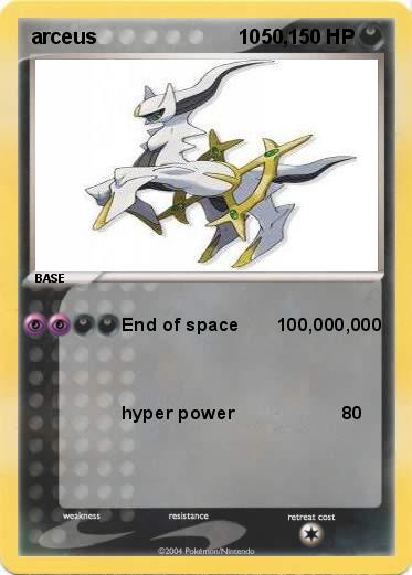Pokemon arceus                         1050,        