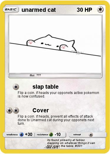 Pokemon unarmed cat